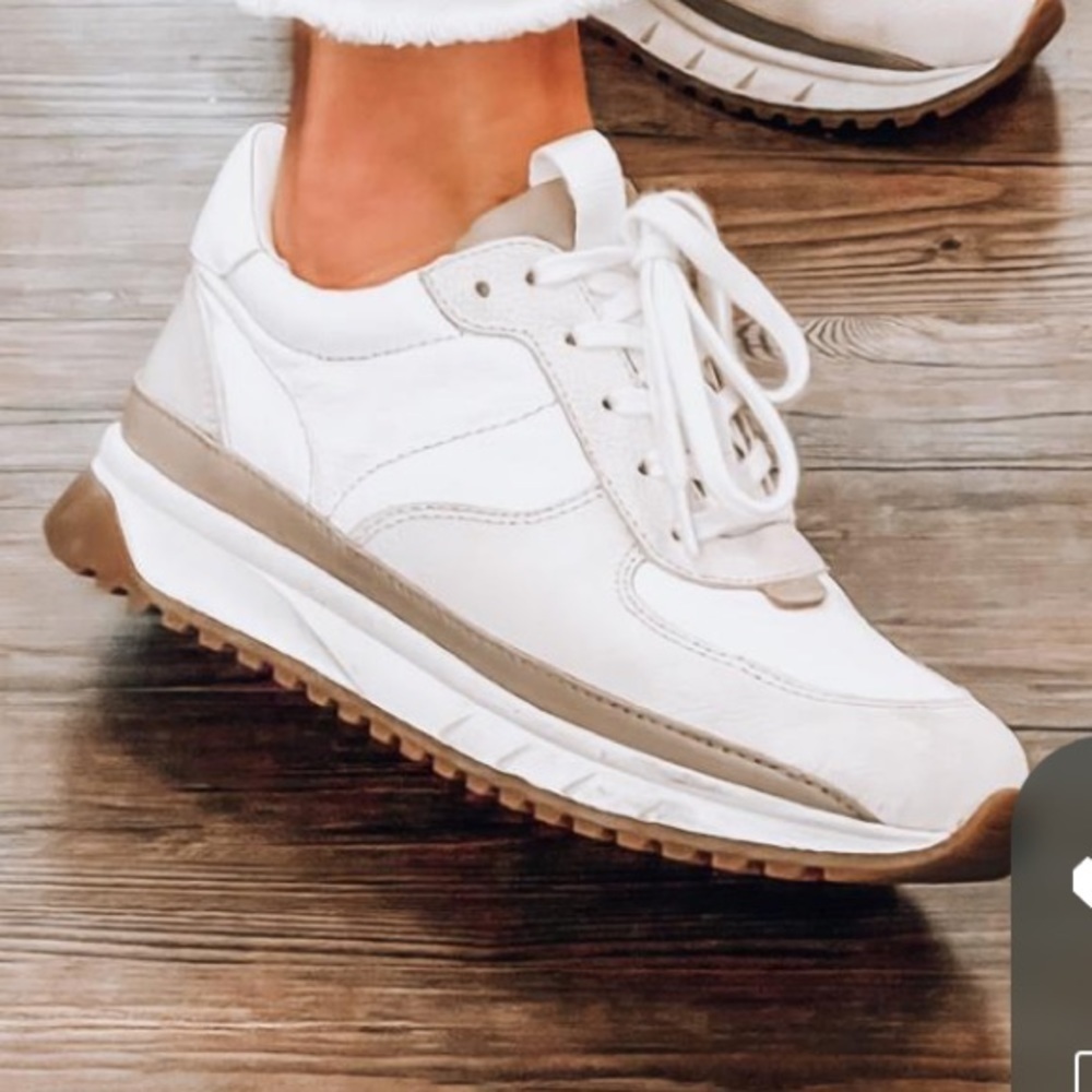 Madewell Kickoff Trainer Chunky Neutral Sneakers Size 7.5